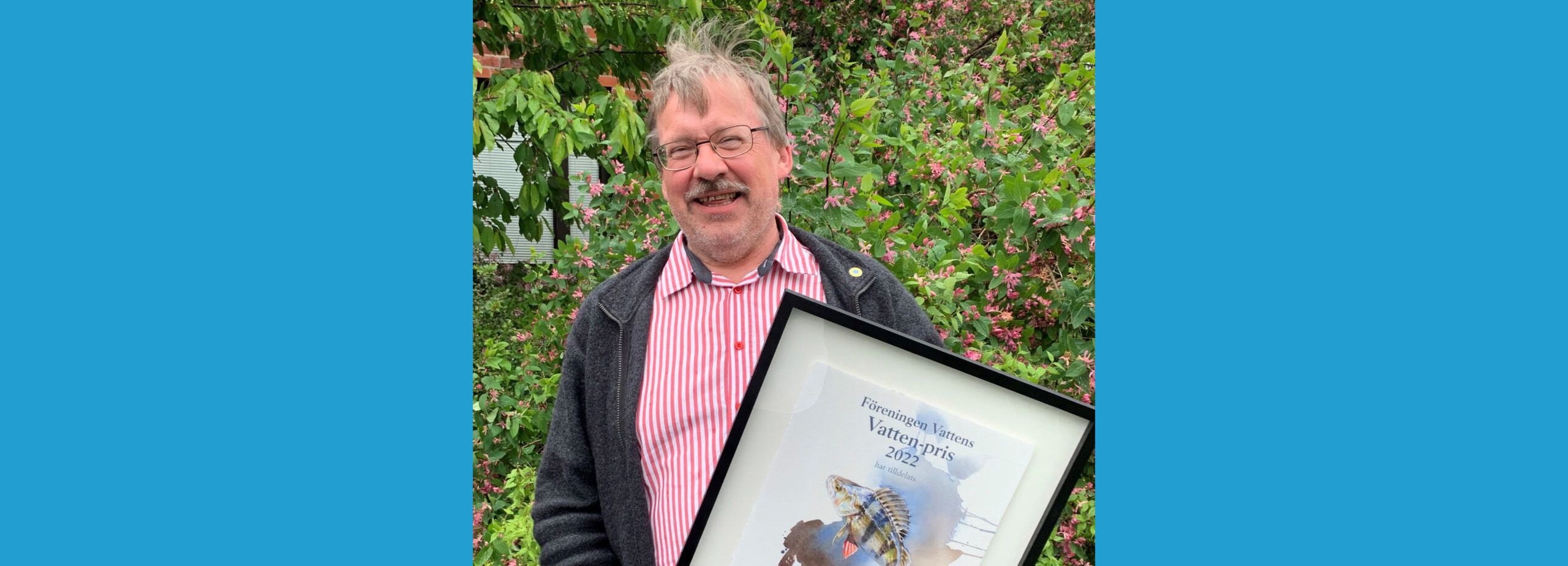 Forskningschef Kenneth M Persson mottar VATTEN-priset 2022