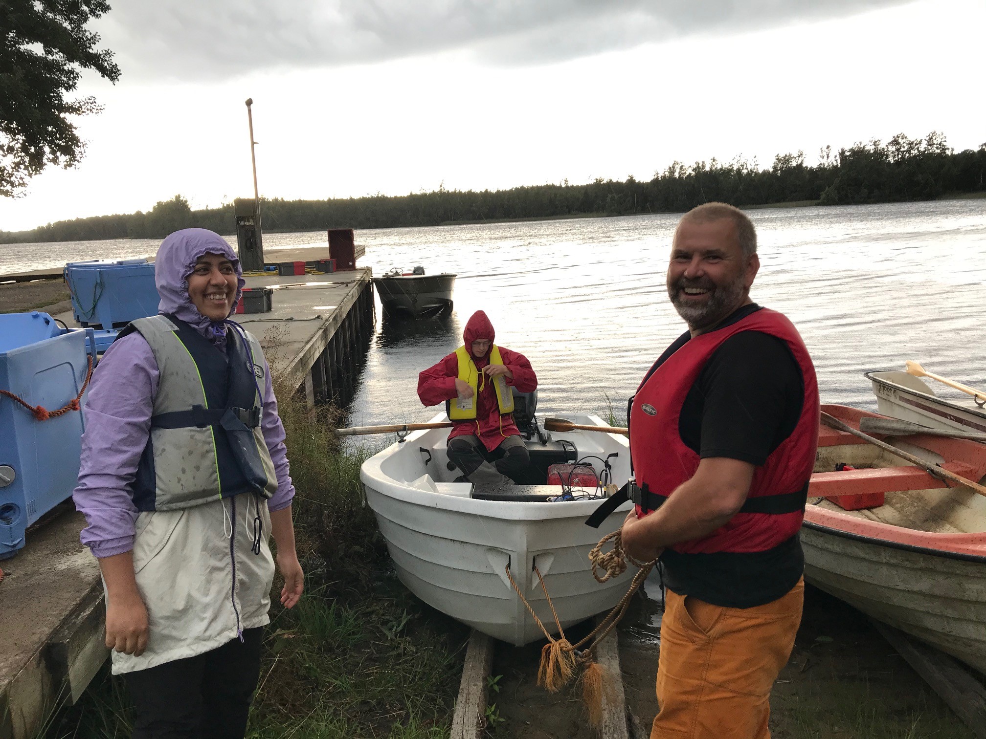 Maliheh Mehrshad, Andreas Arleborg och Stefan Bertilsson