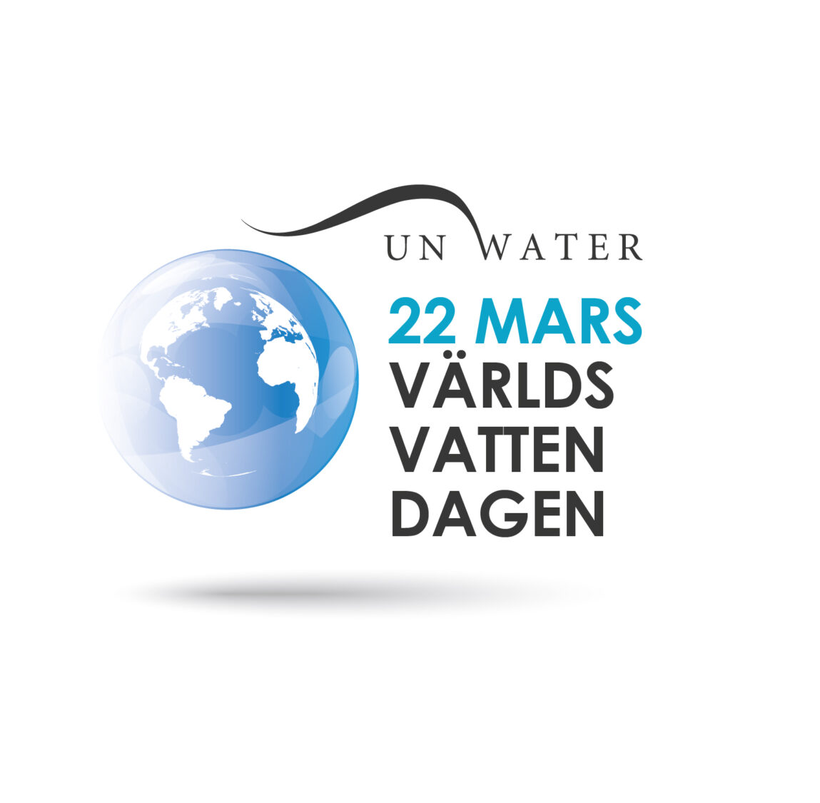 Logga från FN för världsvattendagen