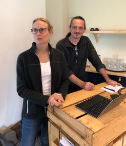 Linda Parkefelt och Juha Rankinen