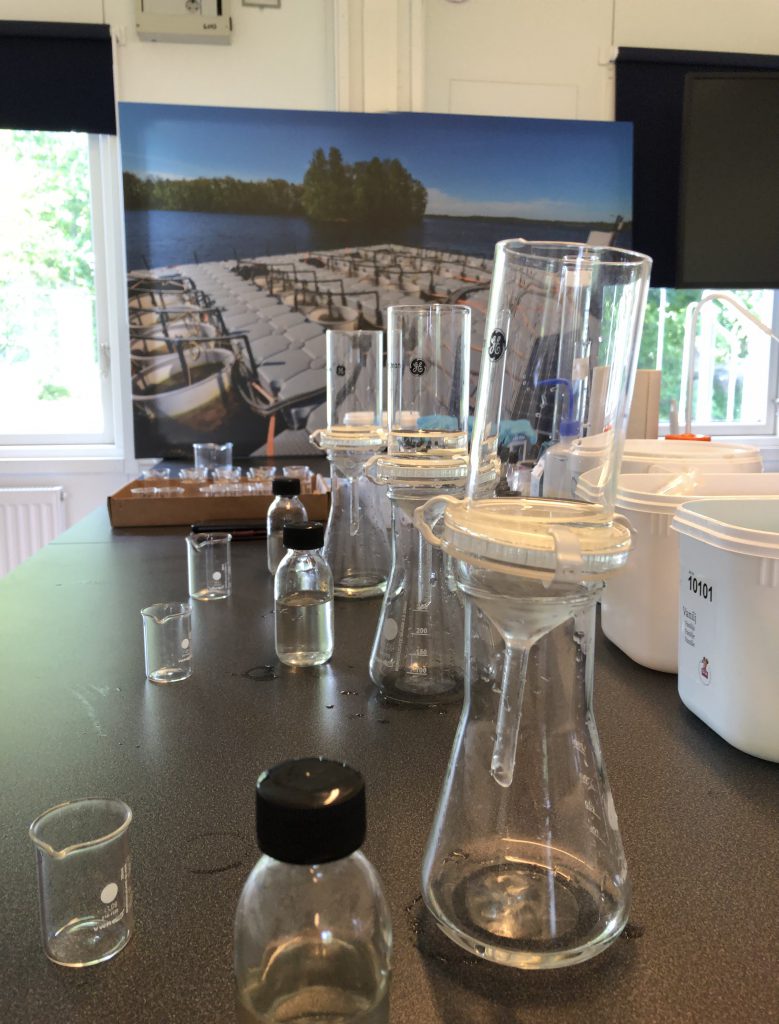 Forskningsutrustning på Forskningsstation Bolmen 