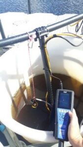 Mätinstrument för avläsning i mesokosmerna